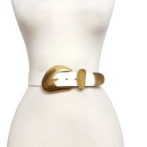 Vintage Brass Statement Buckle set belt